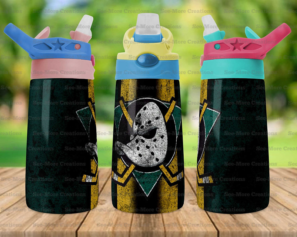 Thumbnail: Anaheim Mighty Ducks #1 Skinny, Sippy & Kids Tumblers