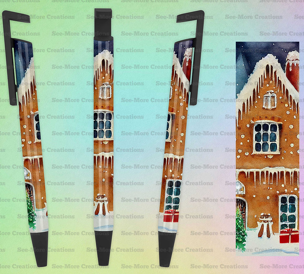 Gingerbread House #71 Christmas Pen