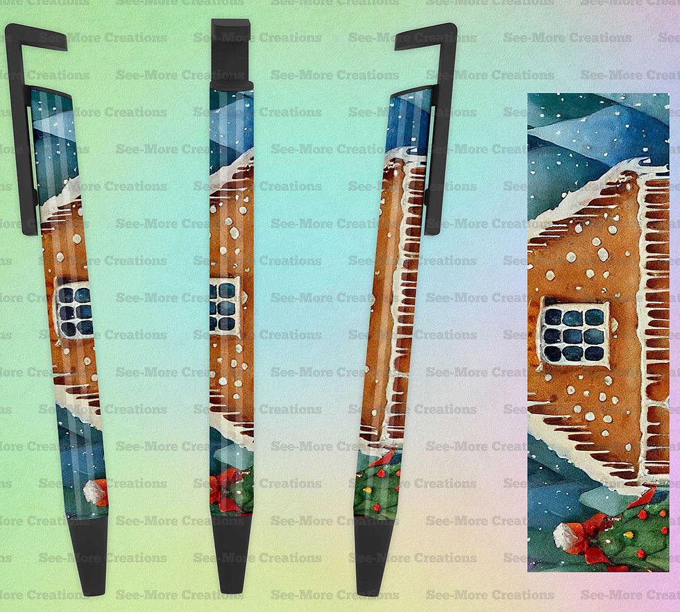 Gingerbread House #72 Christmas Pen