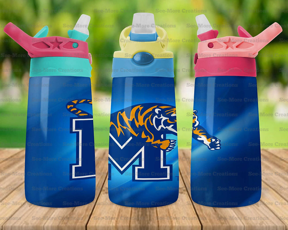 섬네일: Memphis Tigers #2 Skinny, Sippy & Kids Tumblers