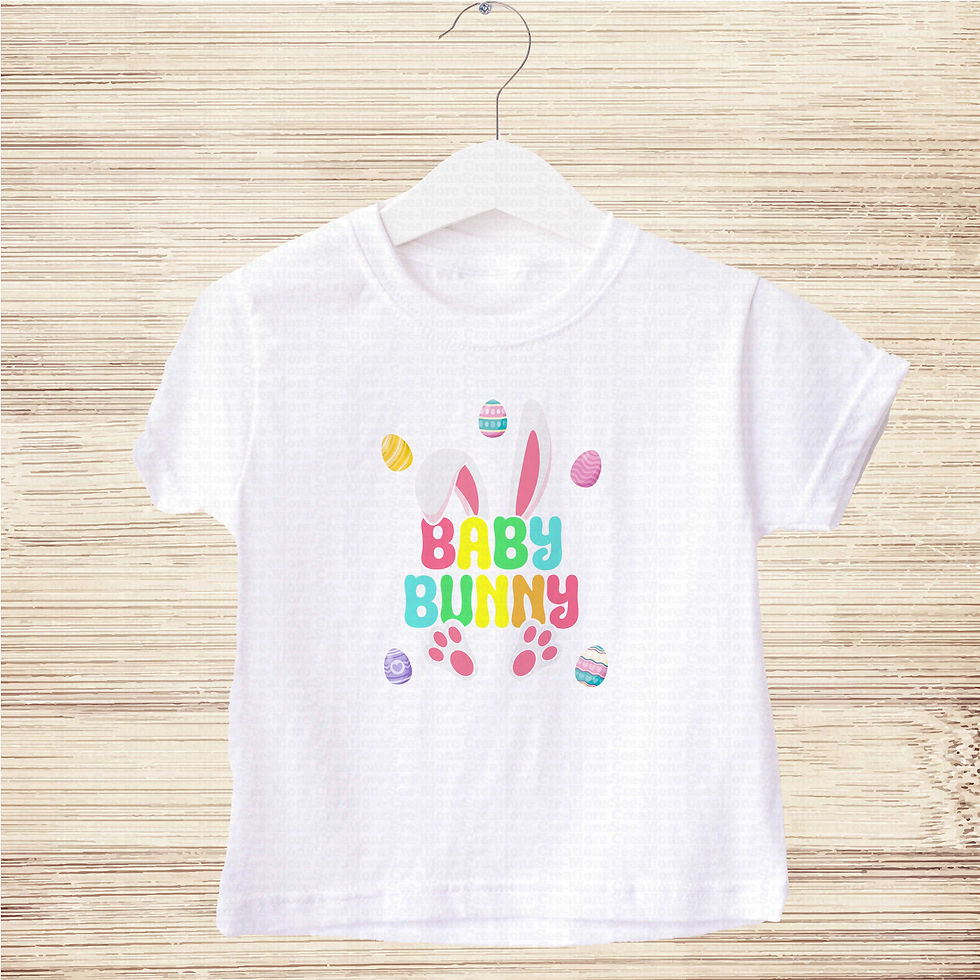Μικρογραφία: Baby Bunny #9 Boys Or Girls Colorful Easter Toddler Shirt