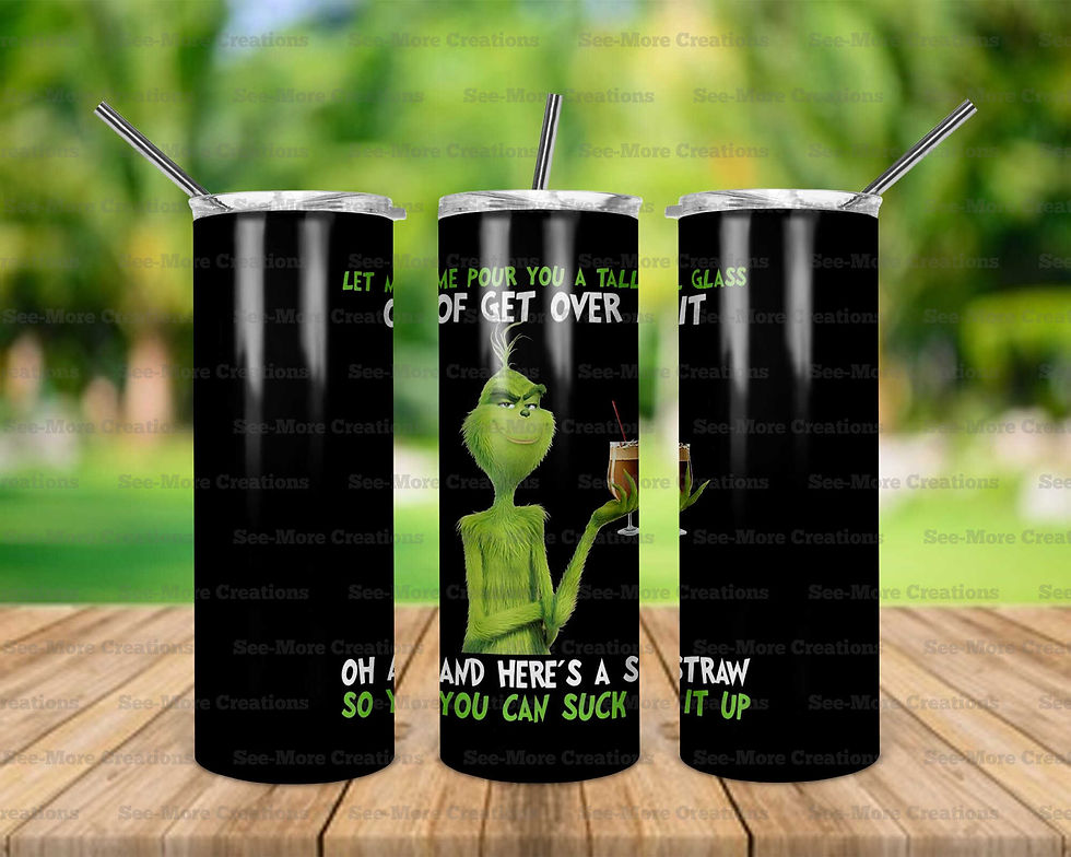 Let Me Pour You A Tall Glass Of Get Over It #1 Skinny Tumblers