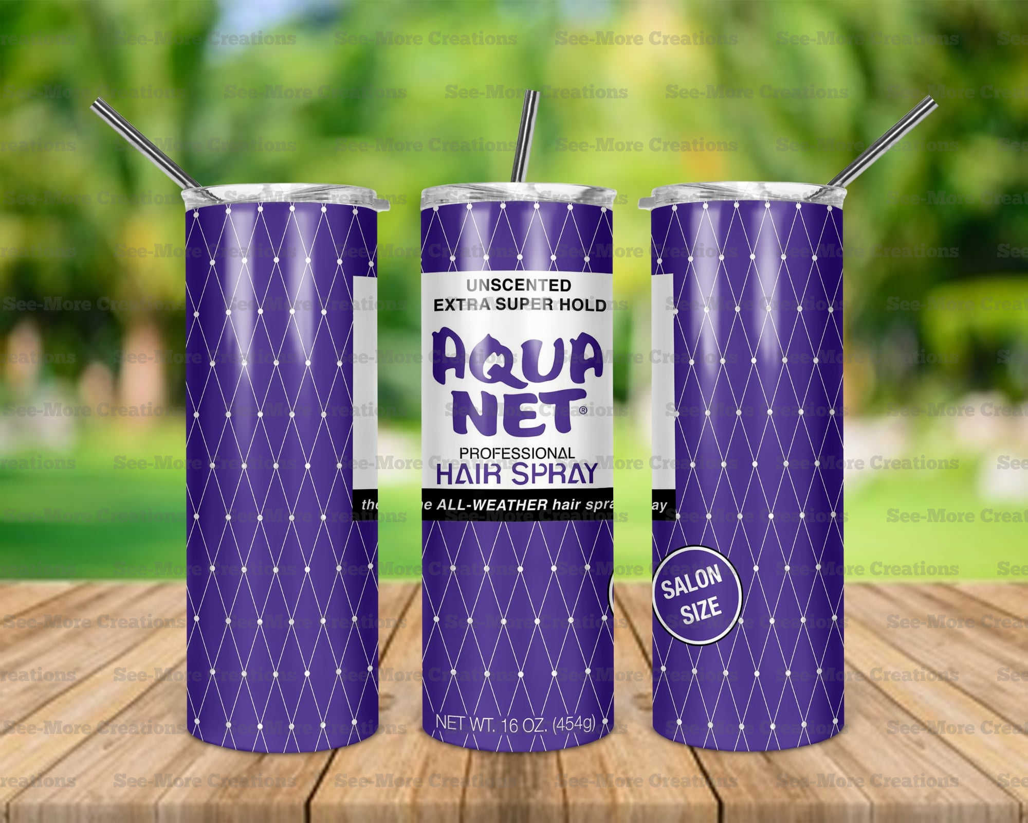 Aqua Net #5 Professional Hair Spray Skinny Tumblers