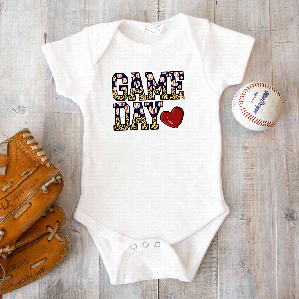 Miniatura: Game Day #10 Girls Baseball Bodysuit
