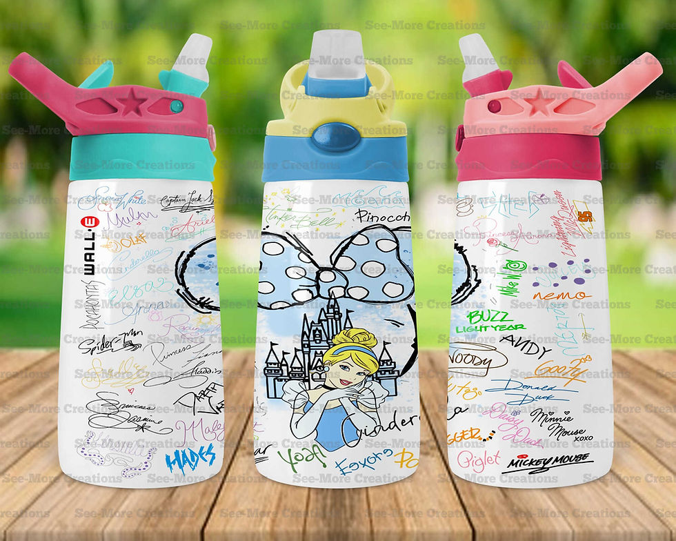 Thumbnail: Cinderella Autographs #1 Skinny, Sippy & Kids Tumblers