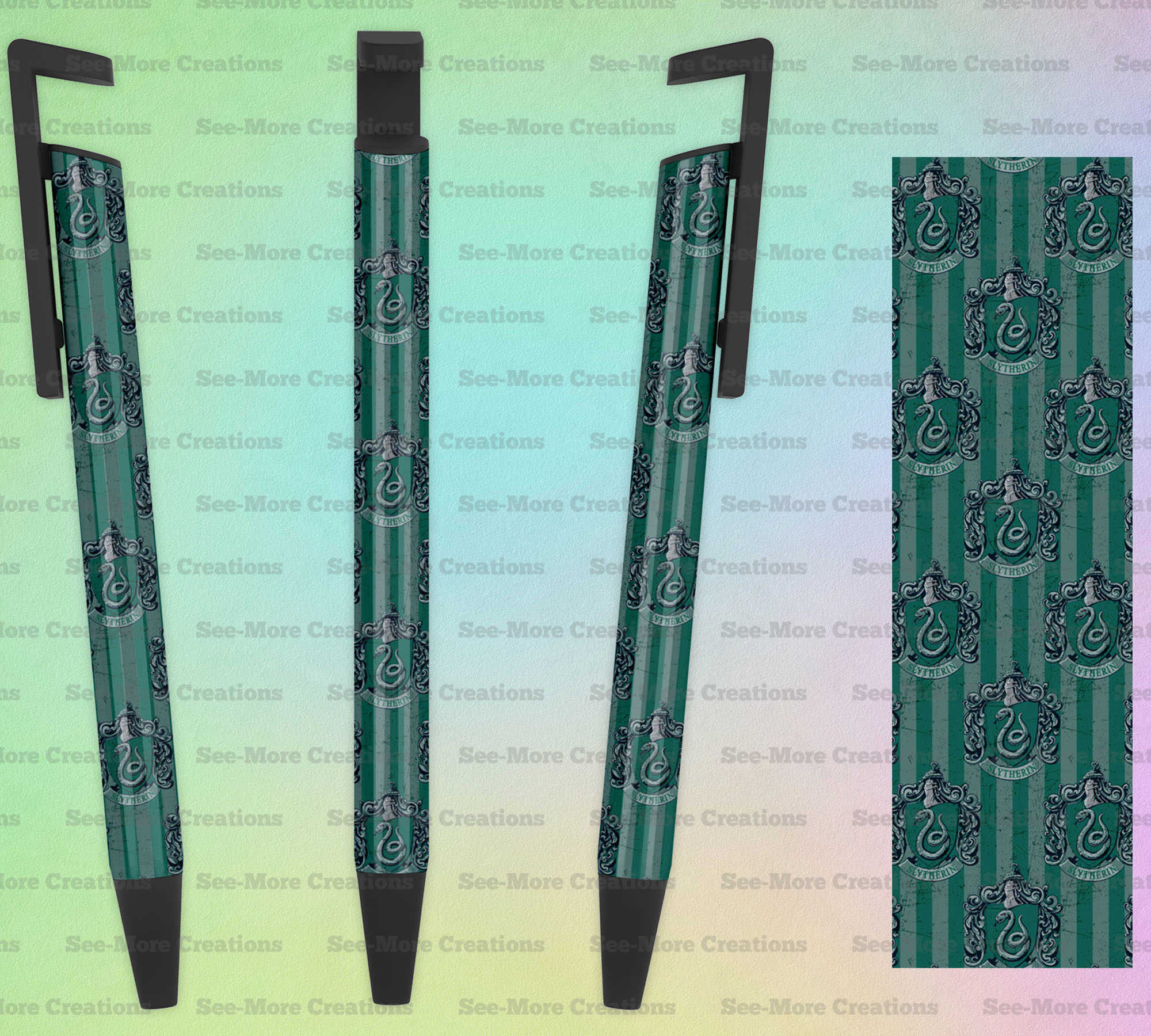 Harry Potter #9 Slytherin Badges Pen