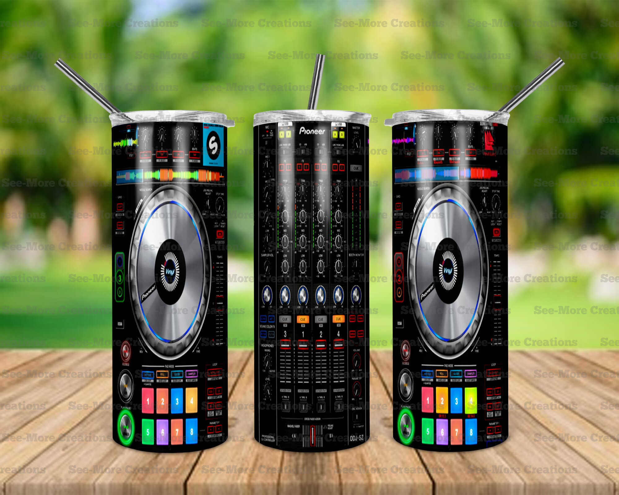DJ Equipment #13 Skinny Tumbler