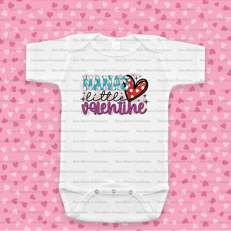 Thumbnail: Nana's Little Valentine #1 Bib, Jumper & Shirt