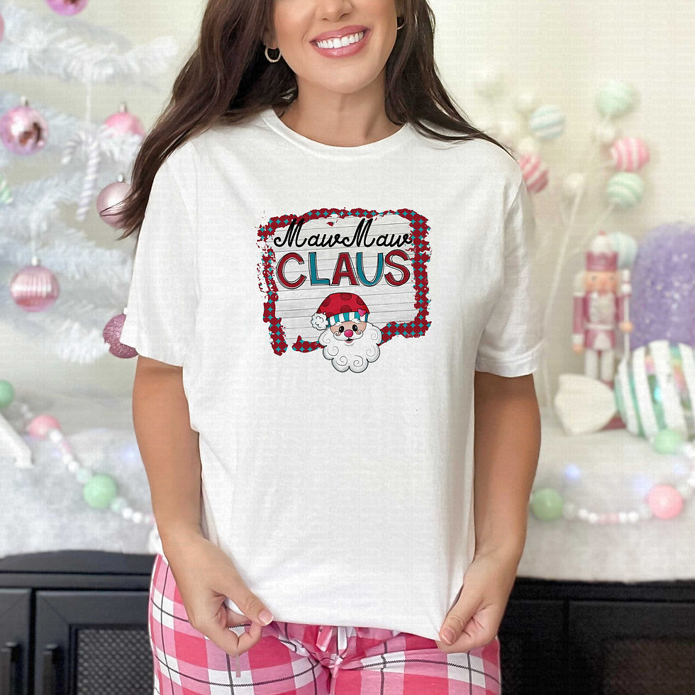 Thumbnail: MawMaw Claus #2 Cute Santa Women's Christmas Shirt