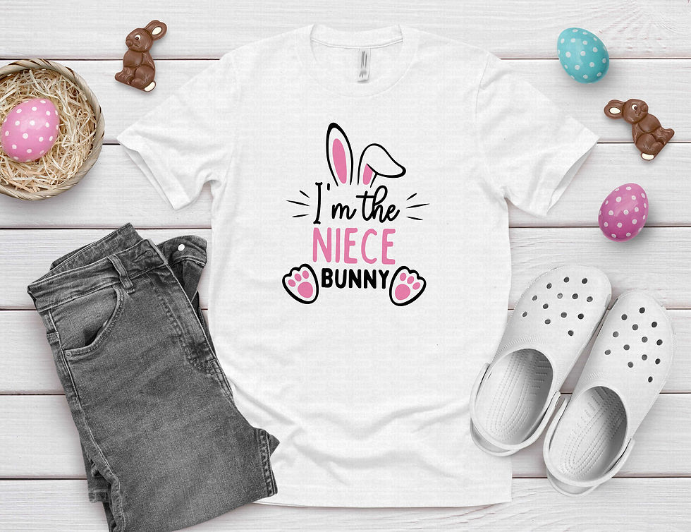 Thumbnail: I'm The Niece Bunny #1 Women's Easter Shirt