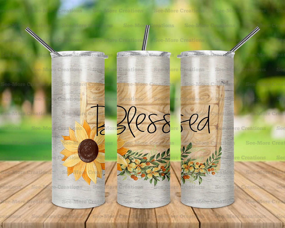 Blessed #1 Skinny, Sippy & Kids Tumblers