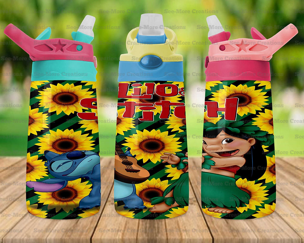 Hình thu nhỏ: Lilo & Stitch #4 Skinny, Sippy & Kids Tumblers
