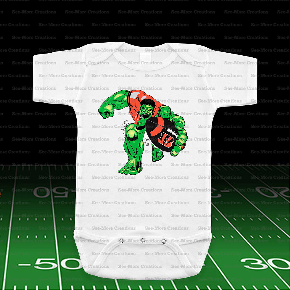 섬네일: Cincinnati Bengals Hulk Football Bib, Jumper & Shirt