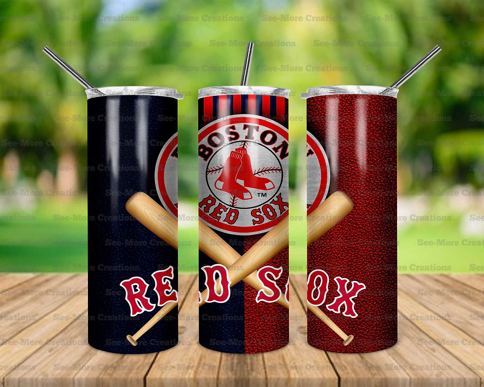 Boston Red Sox #6 Skinny, Sippy & Kids Tumblers