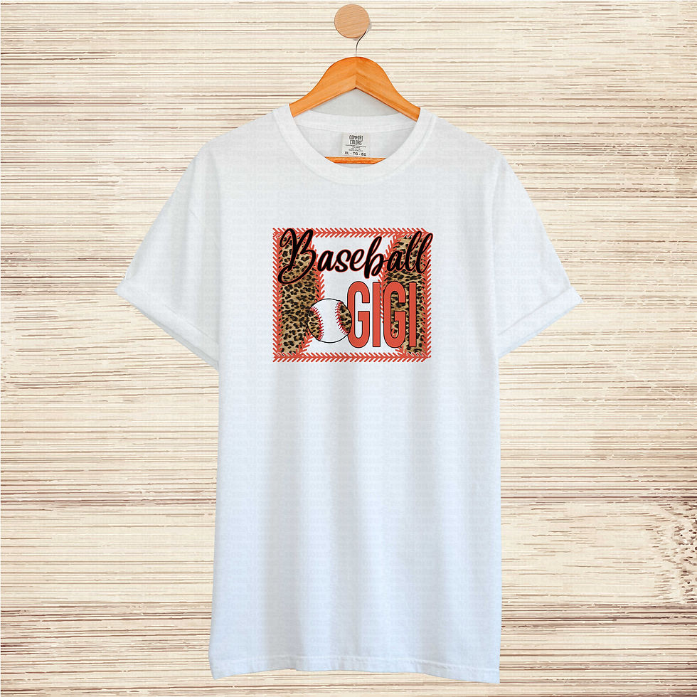 Thumbnail: Baseball Gigi #2 Women's Leopard Print Baseball Shirt