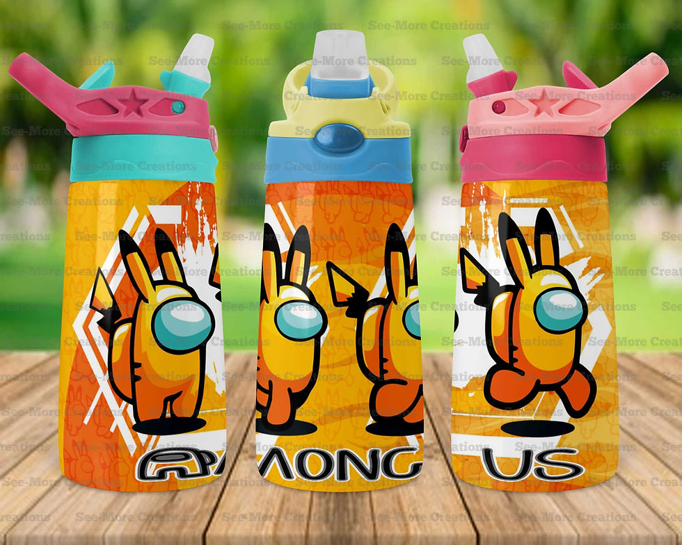 Thumbnail: Among Us #20 Pokemon Skinny & Kids Tumblers