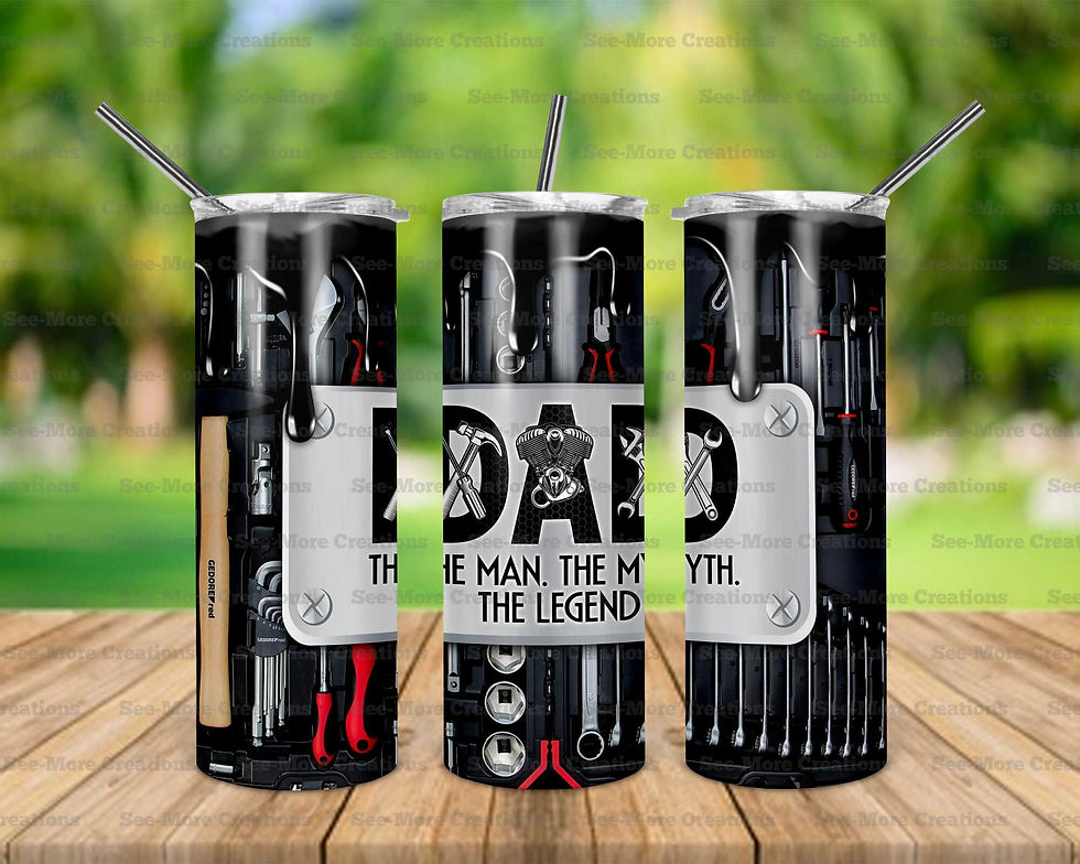 The Man The Myth The Legend #16 Tools Skinny Tumbler