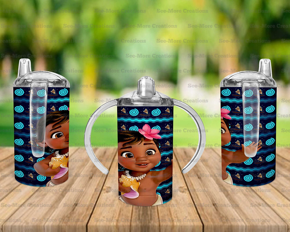 Thumbnail: Baby Moana #3 Skinny, Sippy & Kids Tumblers