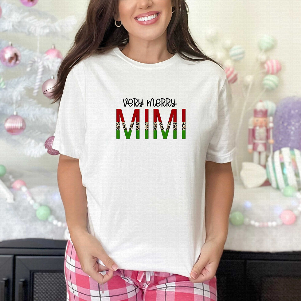 Miniatura: Very Merry Mimi #1 Women's Christmas Shirt