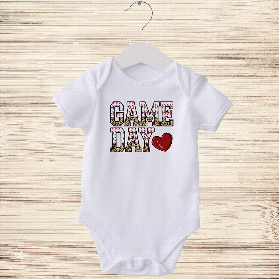 Thumbnail: Game Day #13 Girls Baseball Bodysuit