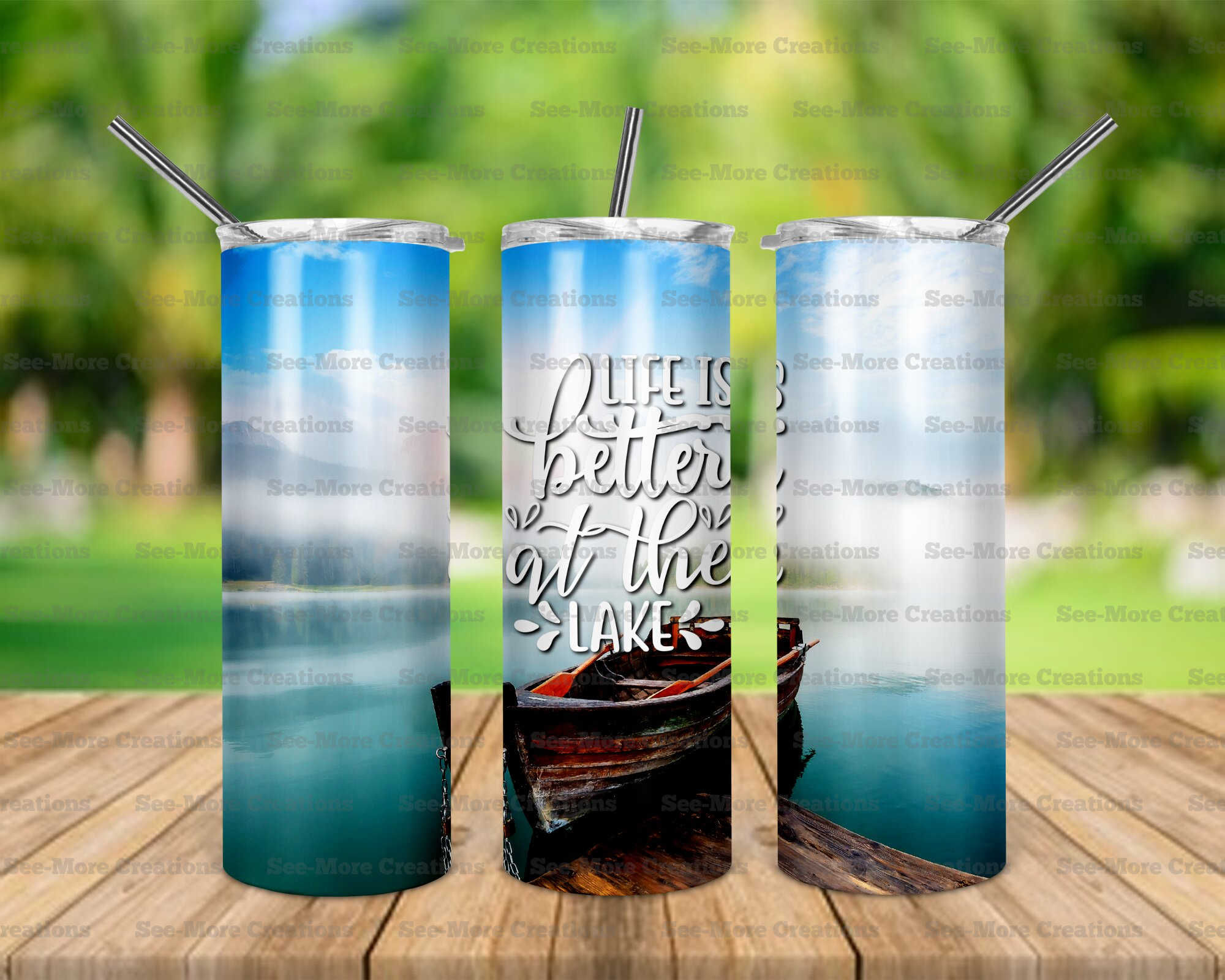 Life Is Better At The Lake #1 Skinny Tumbler