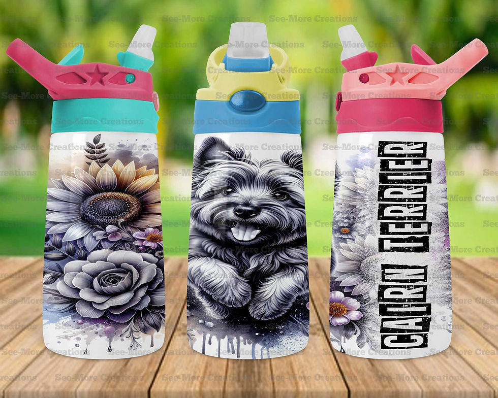 Thumbnail: Cairn Terrier #1 Skinny & Kids Tumblers