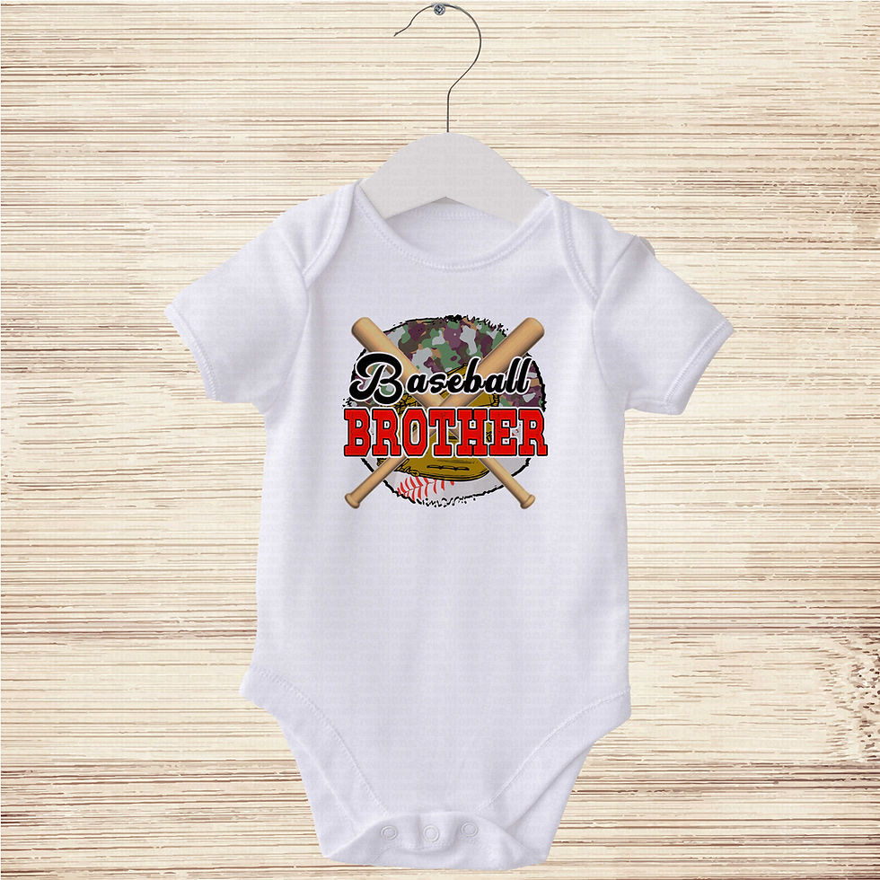 Thumbnail: Baseball Brother #2 Boys Baseball Bodysuit