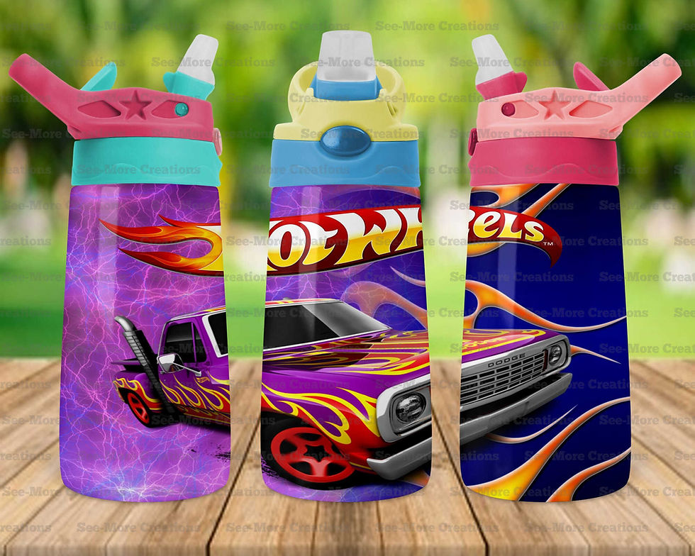 Thumbnail: Hot Wheels #5 Skinny, Sippy & Kids Tumblers