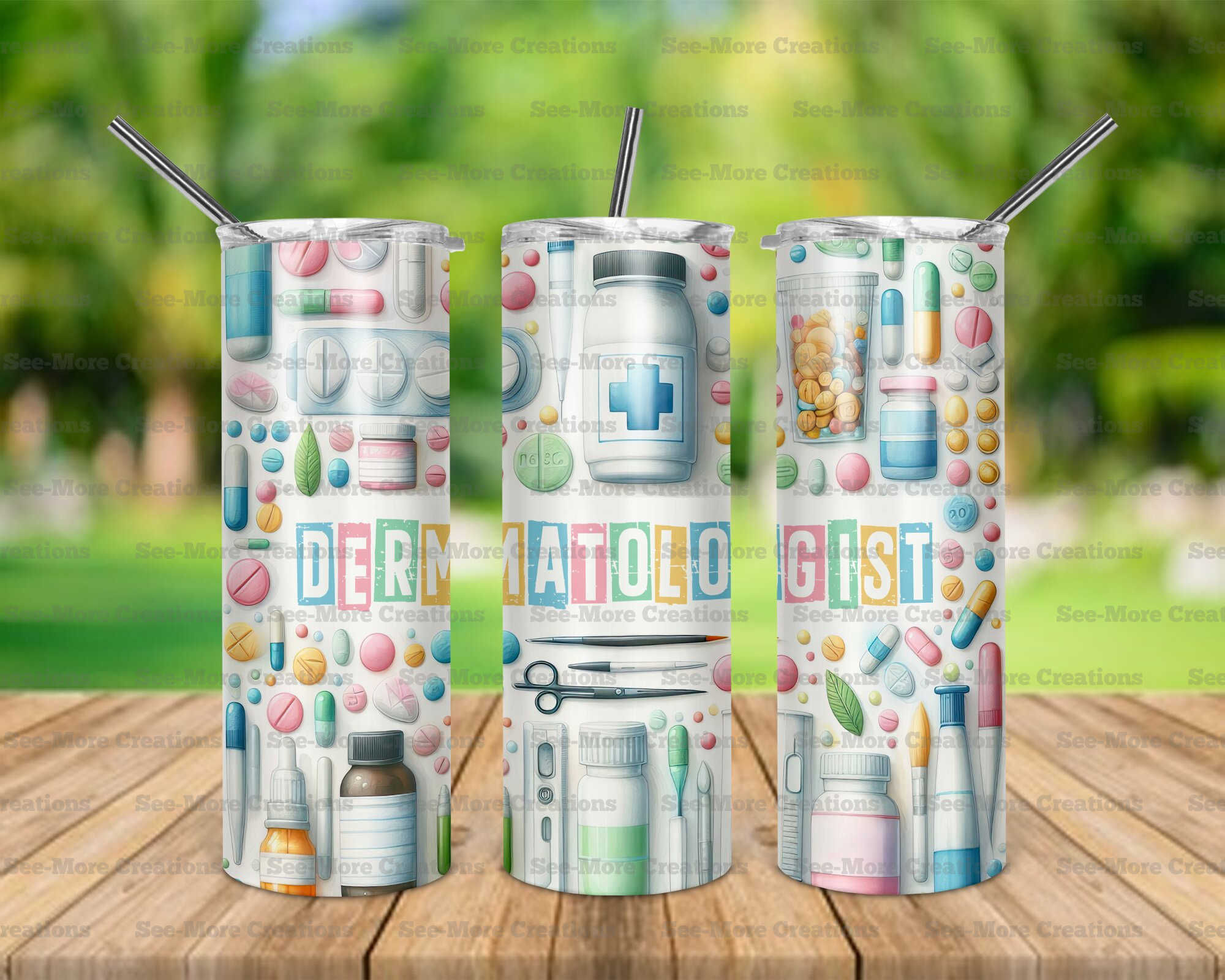 Dermatologist #1 Skin Doctor Skinny Tumbler