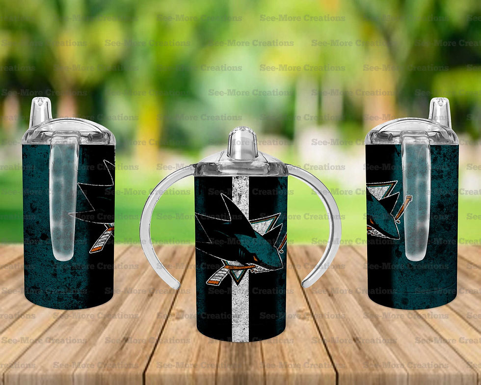 Thumbnail: San Jose Sharks #2 Skinny, Sippy & Kids Tumblers