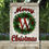 サムネイル： Merry Christmas Monogram With First Letter Of Last Welcome Name Garden Flag N-Z