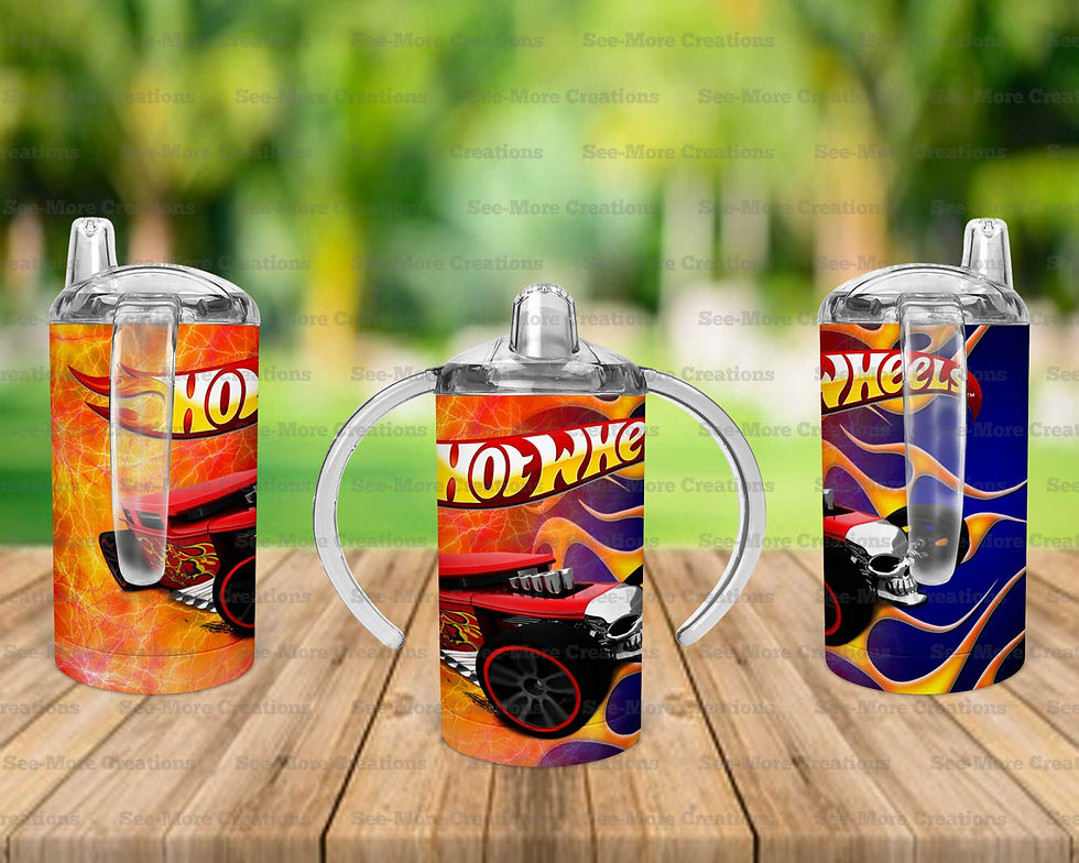 Thumbnail: Hot Wheels #1 Skinny, Sippy & Kids Tumblers