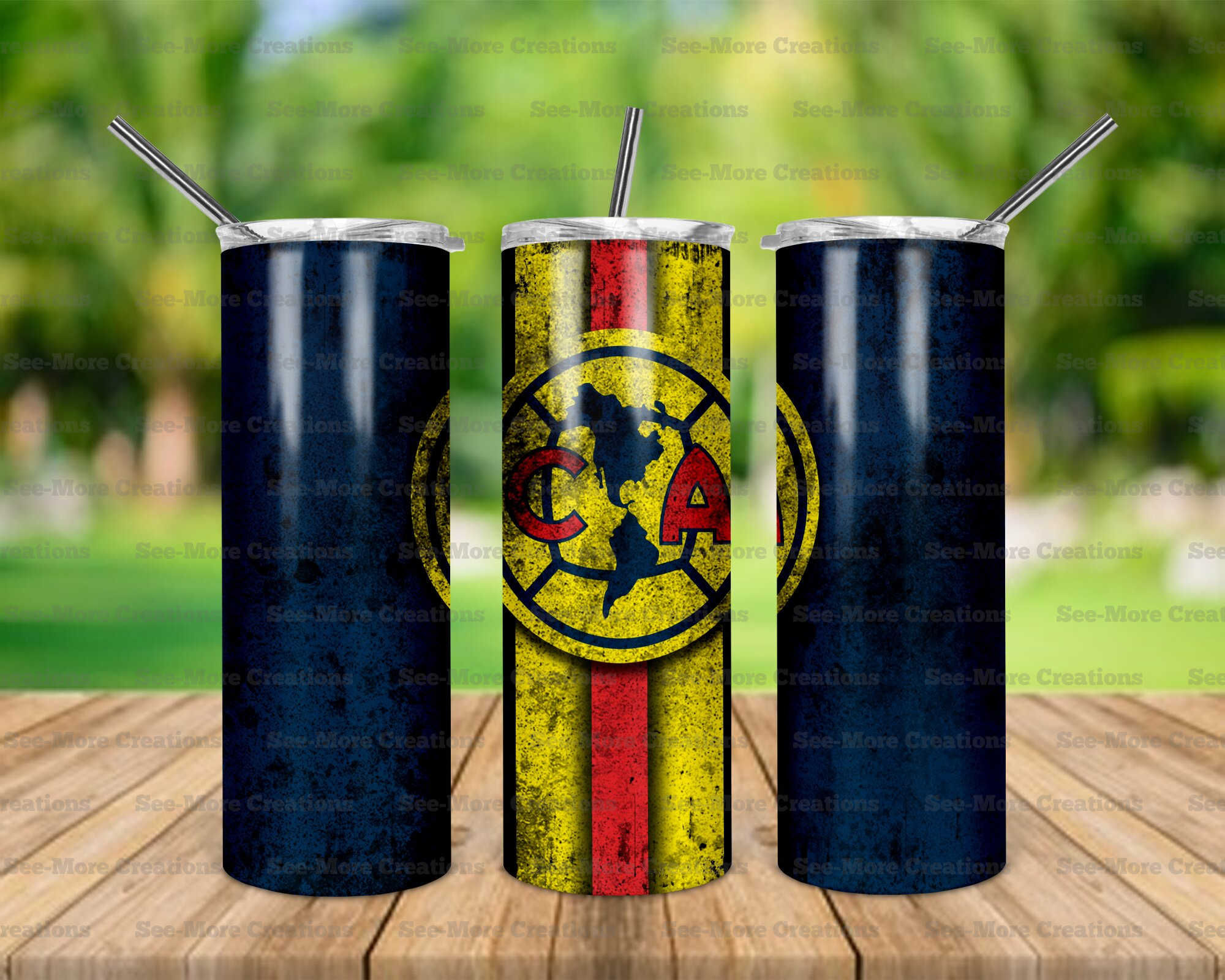 Club America #1 Skinny, Sippy & Kids Tumblers
