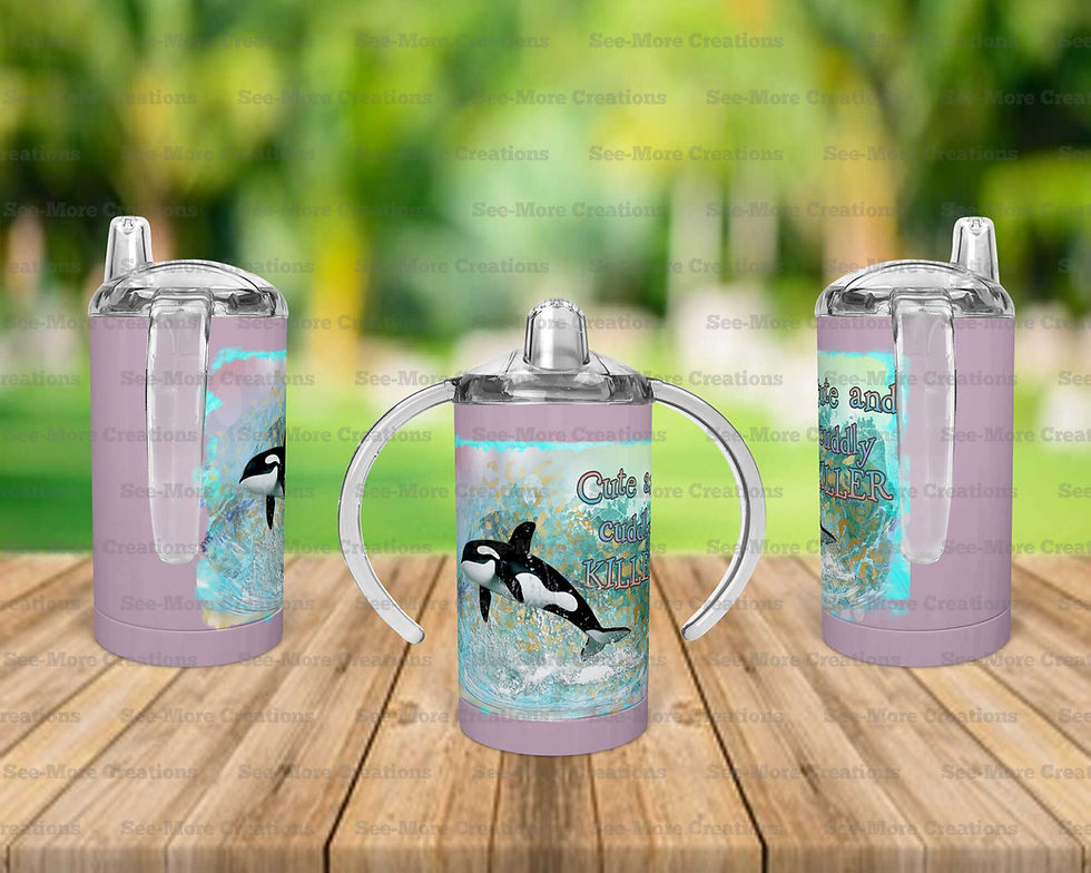 Thumbnail: Cute And Cuddly Killer #4 Skinny, Sippy & Kids Tumbler
