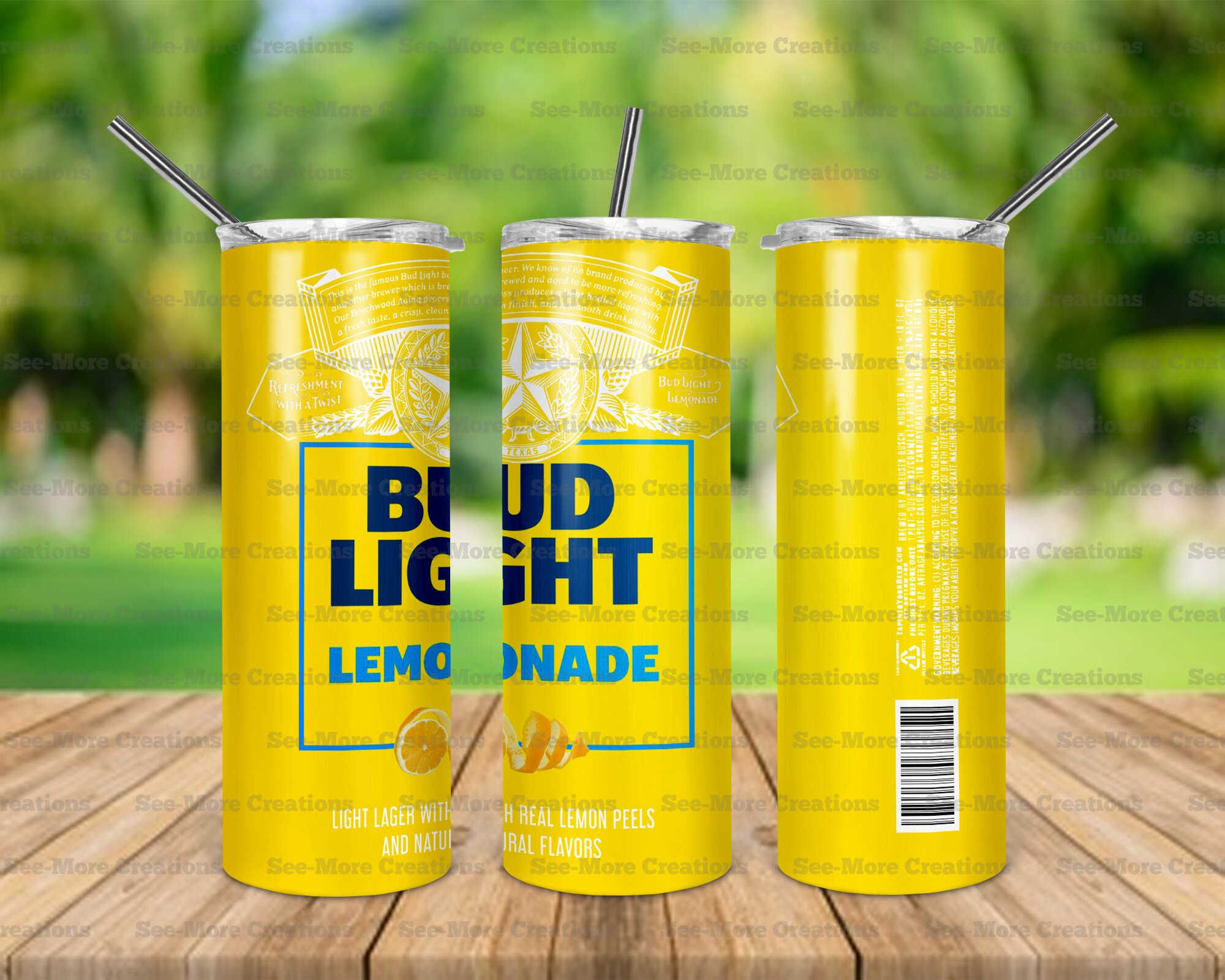 Bud Light Lemonade #1 Skinny Tumbler