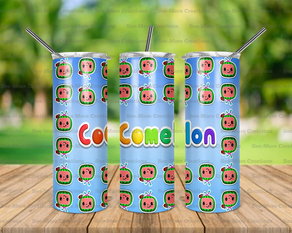 Cocomelon #28 Blue Skinny, Sippy & Kids Tumblers