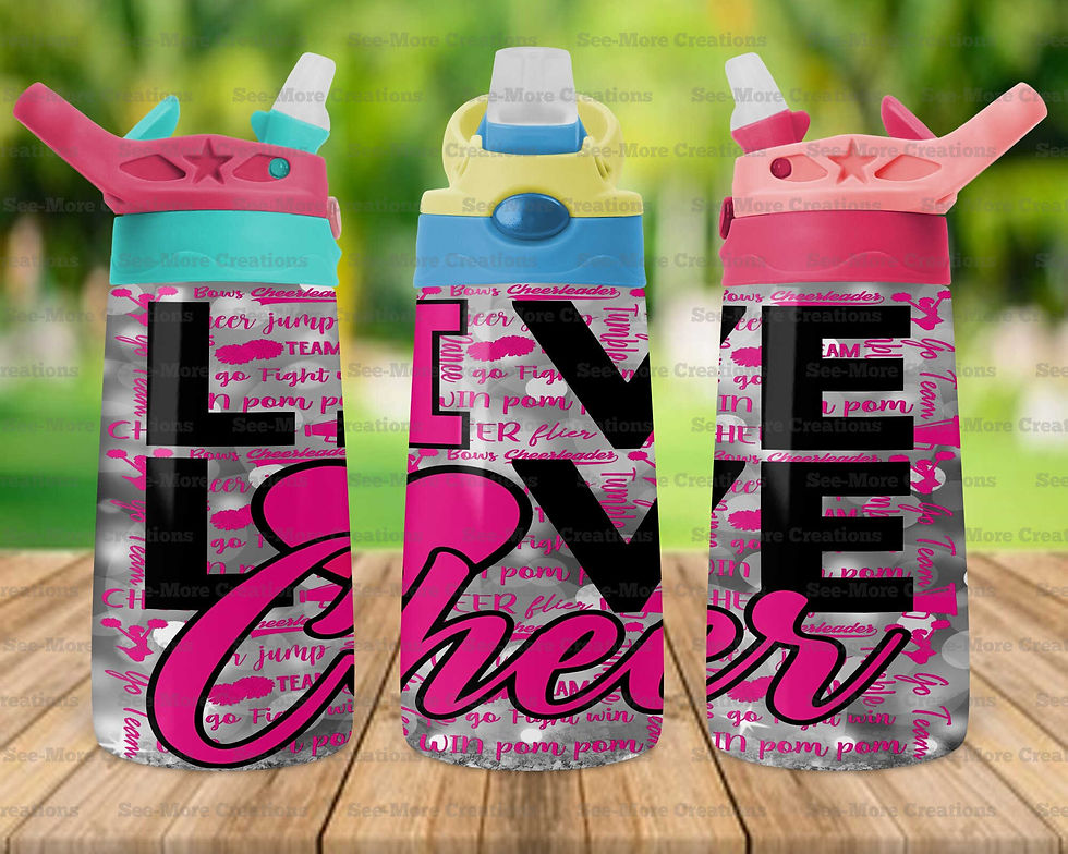 Thumbnail: Live Love Cheer #7 Skinny & Kids Tumblers