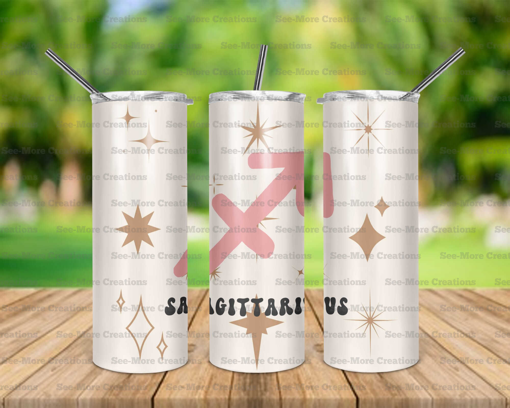 Sagittarius #4 Symbol Retro Skinny Tumbler