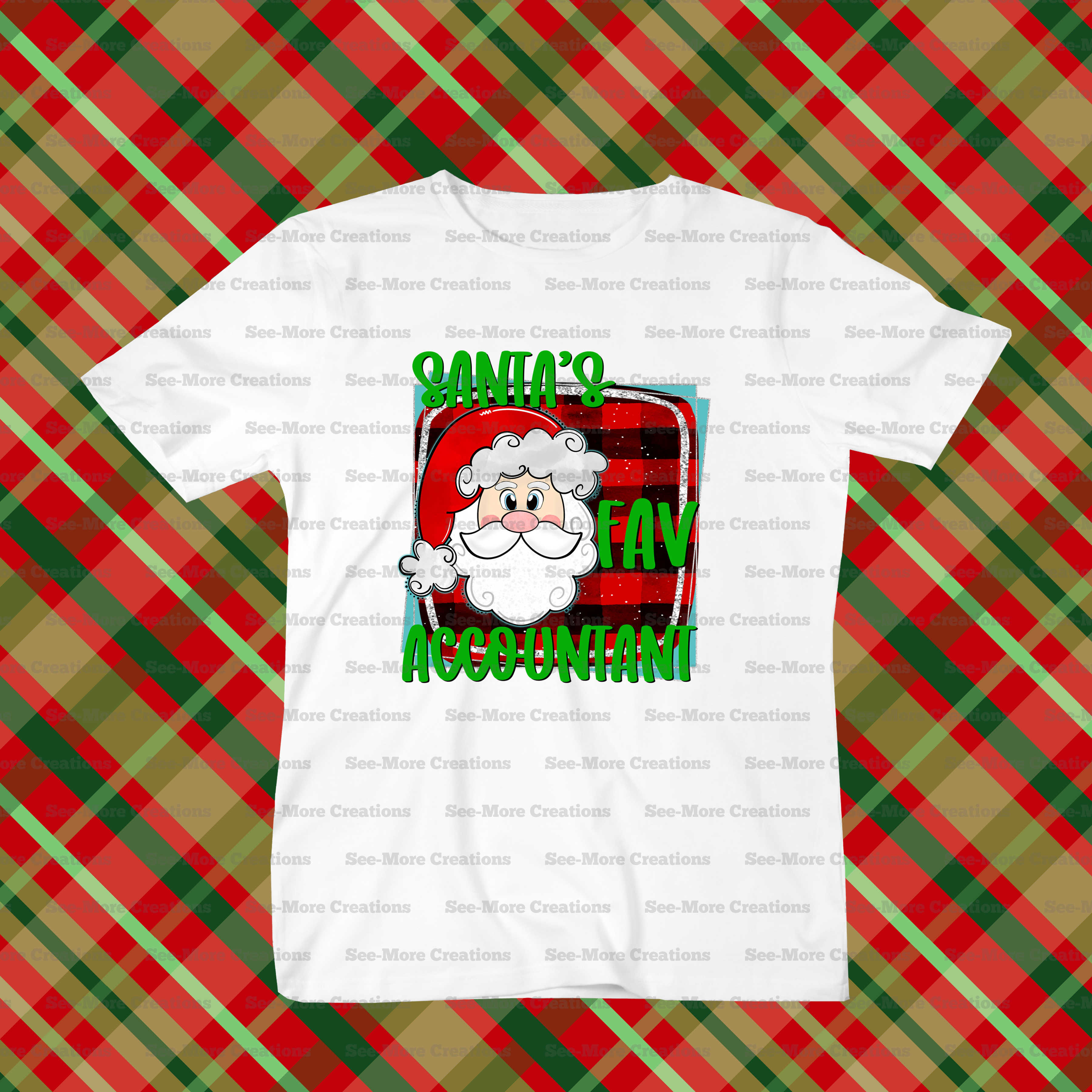 Santa's Fav Accountant Christmas Shirt