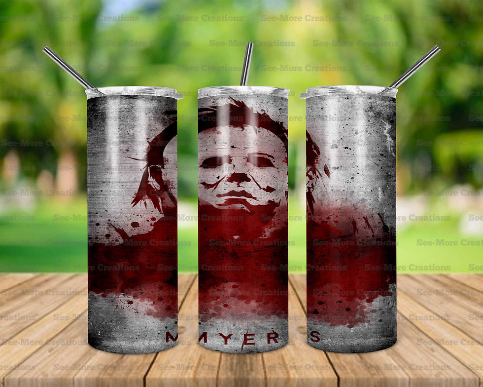 Michael Myers #14 Horror Movie Skinny & Kids Tumblers