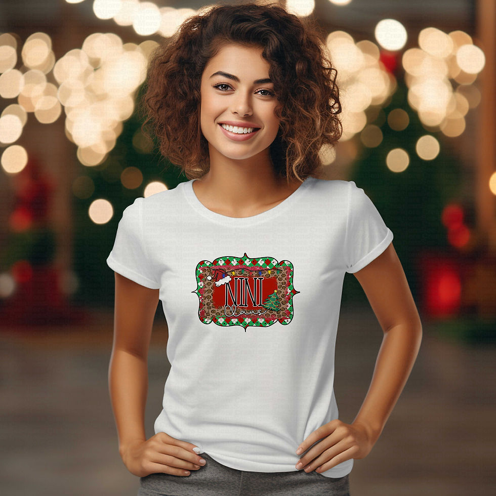 Miniatura: Nini Claus #1 Women's Christmas Shirt