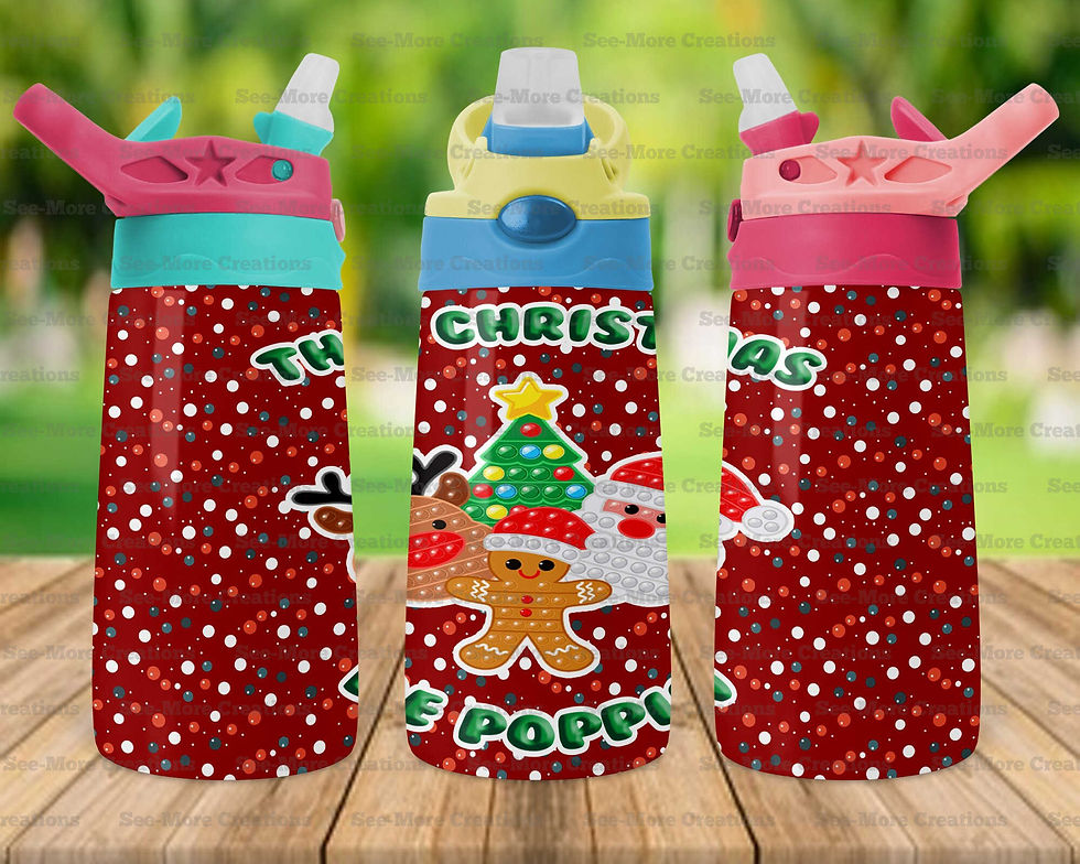 Thumbnail: This Christmas Be Poppin' #1 Skinny, Sippy & Kids Tumbler