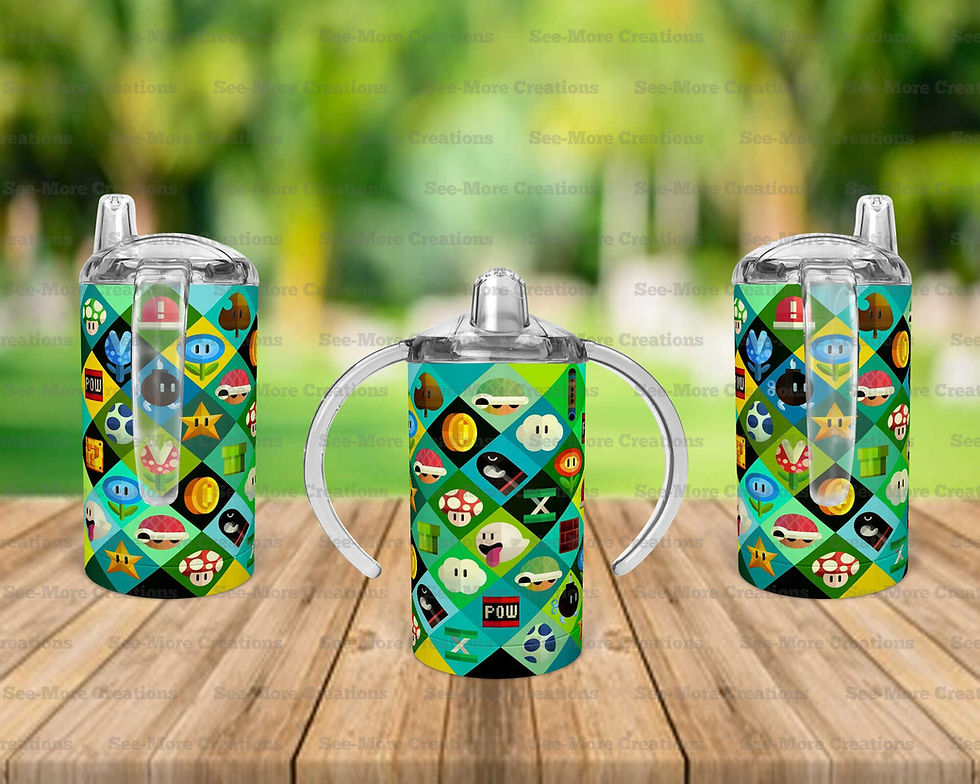 Thumbnail: Mario Brothers #5 Skinny, Sippy & Kids Tumblers