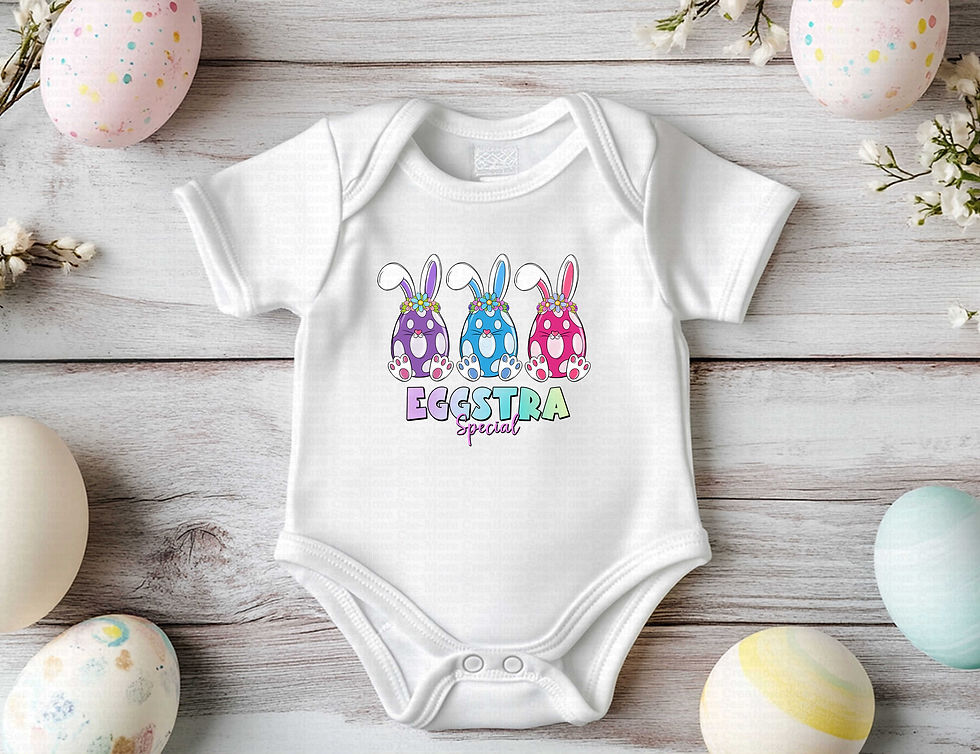 Thumbnail: Eggstra Special #1 Girls Easter Bodysuit