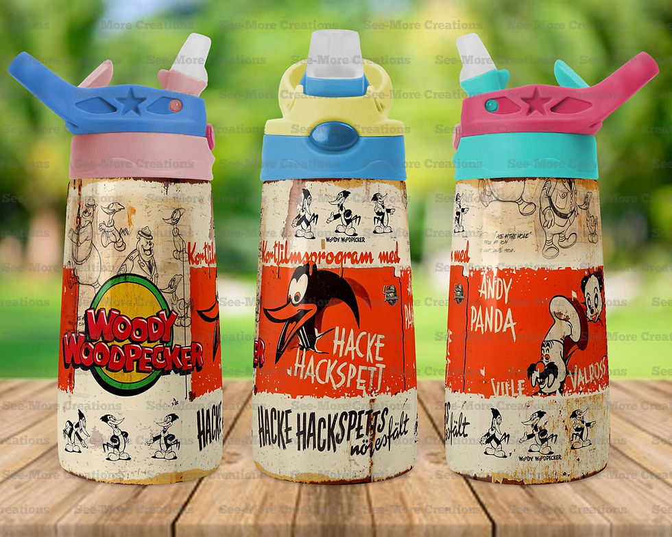 Thumbnail: Woody Woodpecker #1 Skinny, Sippy & Kids Tumblers