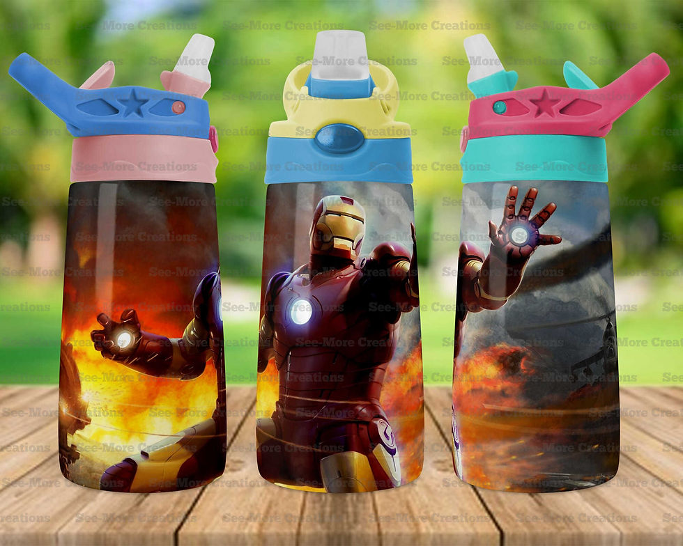 Μικρογραφία: Iron Man Skinny, Sippy & Kids Tumblers
