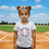 Thumbnail: I May Be Her Little Sister But I'm Her Biggest Fan #1 Girls Baseball Shirt