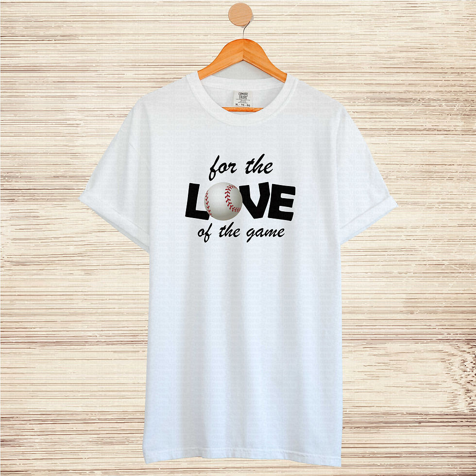 Thumbnail: For The Love Of The Game #8 Men Or Women's Baseball Shirt