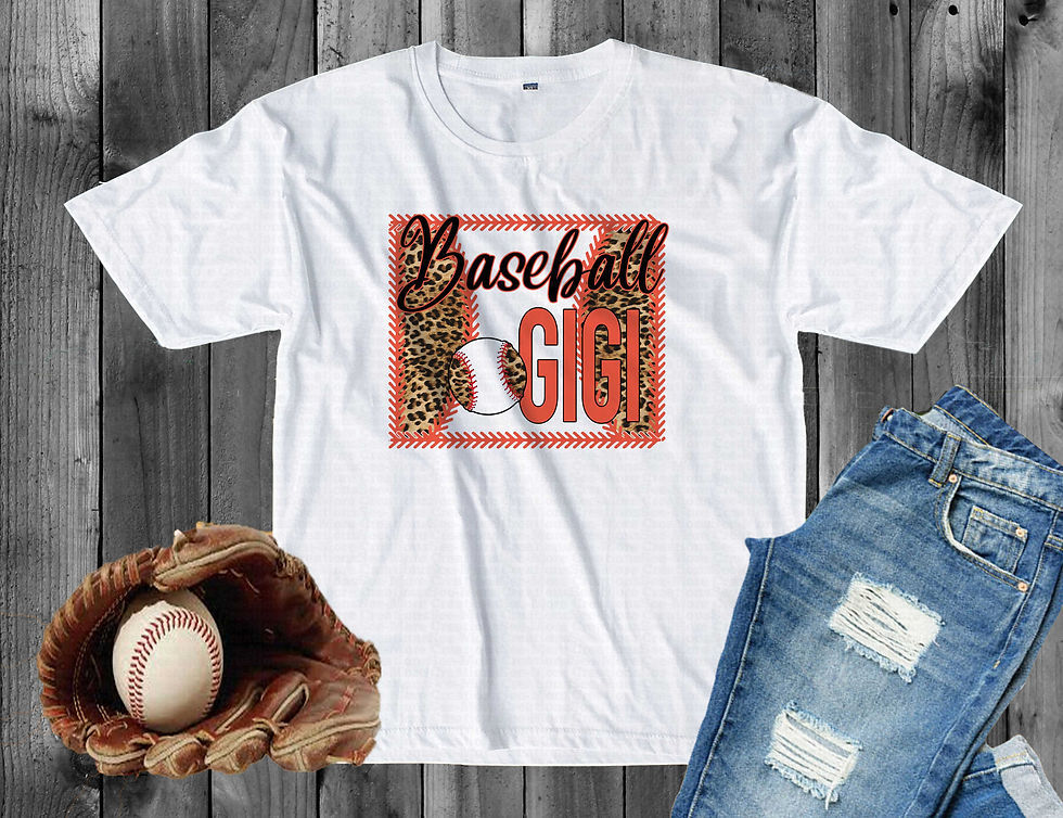 Thumbnail: Baseball Gigi #2 Women's Leopard Print Baseball Shirt