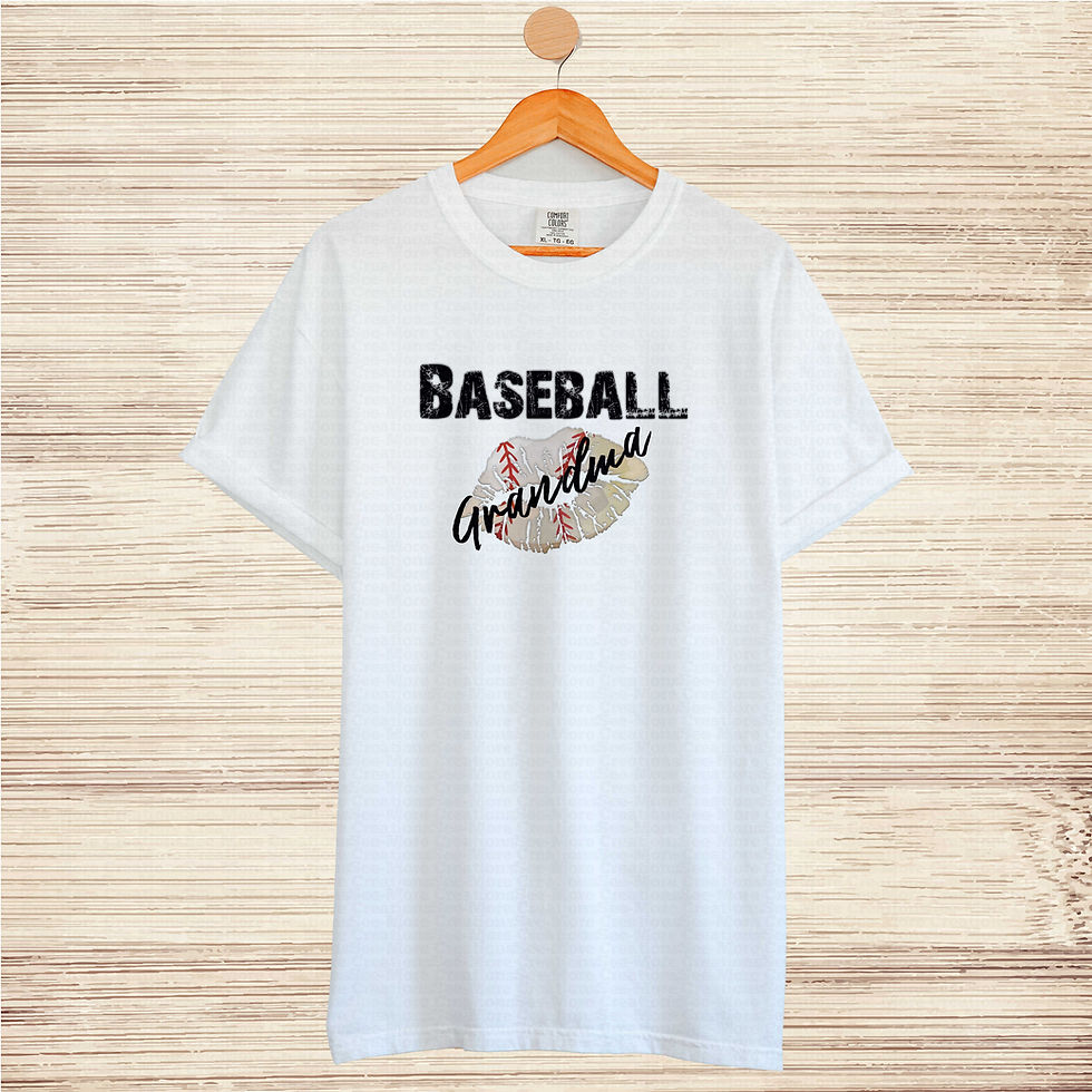 縮圖：Baseball Grandma #1 Women's Ball Lips Baseball Shirt